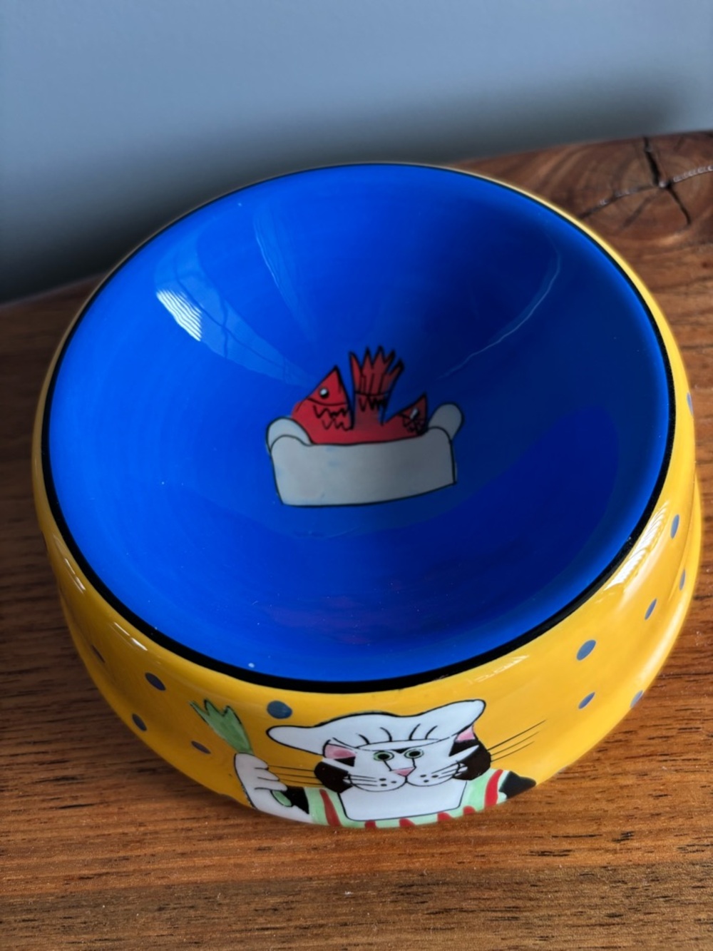 Catzilla cat bowl